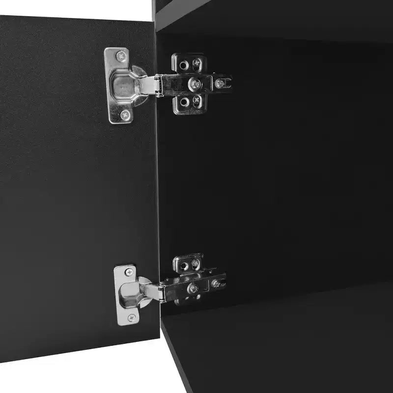 Whisen Modern TV Stand Fits TV's up to 105 in. with Ample Storage Space and LED Color Changing Lights