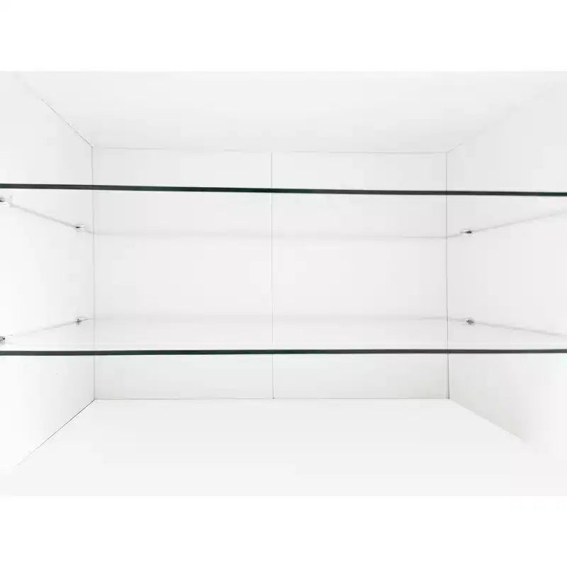 Whisen Modern TV Stand Fits TV's up to 105 in. with Ample Storage Space and LED Color Changing Lights