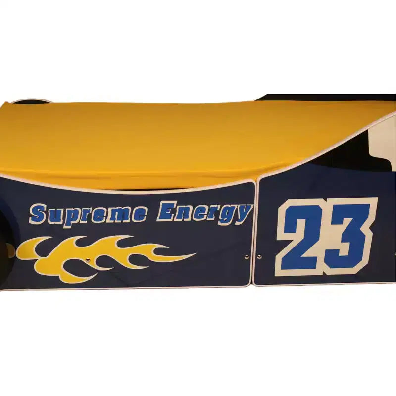 GDFStudio Elean Twin Size Supreme Energy Racing Car Bed with LED Light