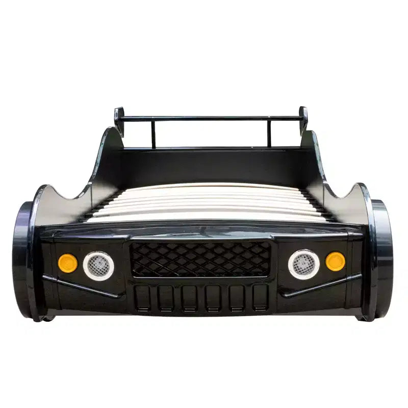 GDFStudio Elean Twin Size Supreme Energy Racing Car Bed with LED Light