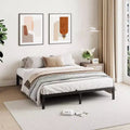 Metal Bed Frame,Heavy Duty Platform Bed w/Storage Space,Easy Assembly, No Box Spring Needed,Idea for Small Space