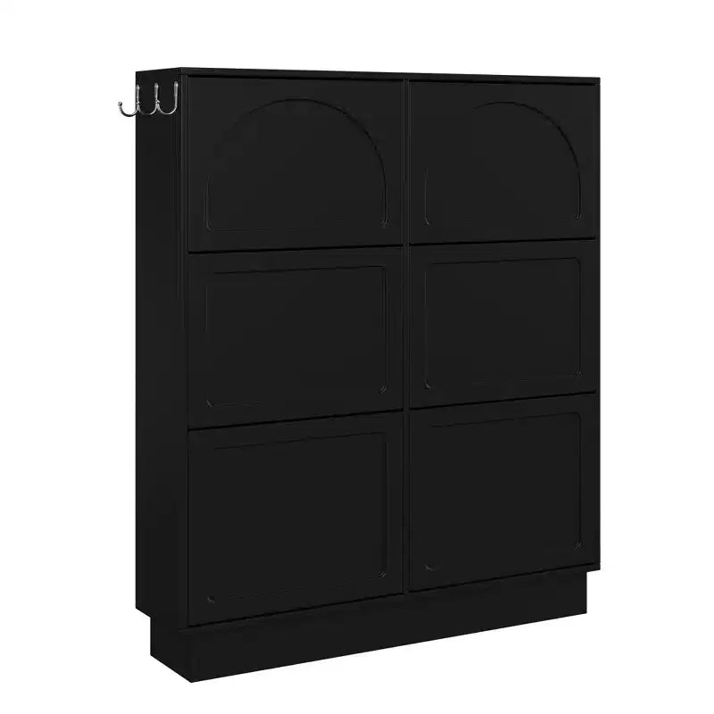 Shoe Storage Cabinet with 6 Drawers, Freestanding Shoe Organizer Cabinet, Entryway Hidden Shoe Rack