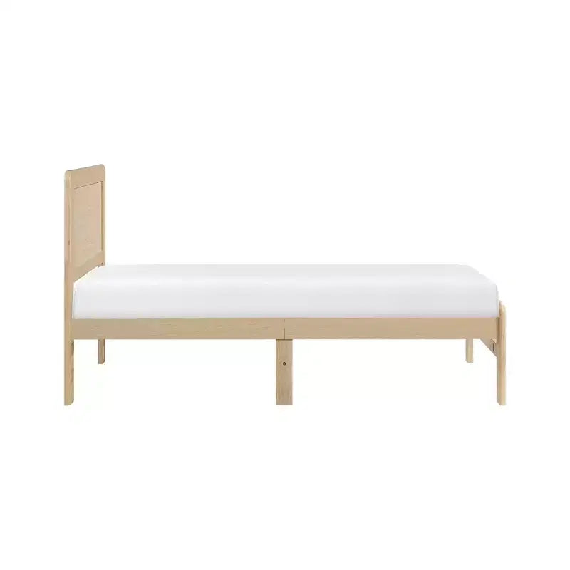 GDFStudio Nolan Contemporary Wood Platform Bed with Headboard