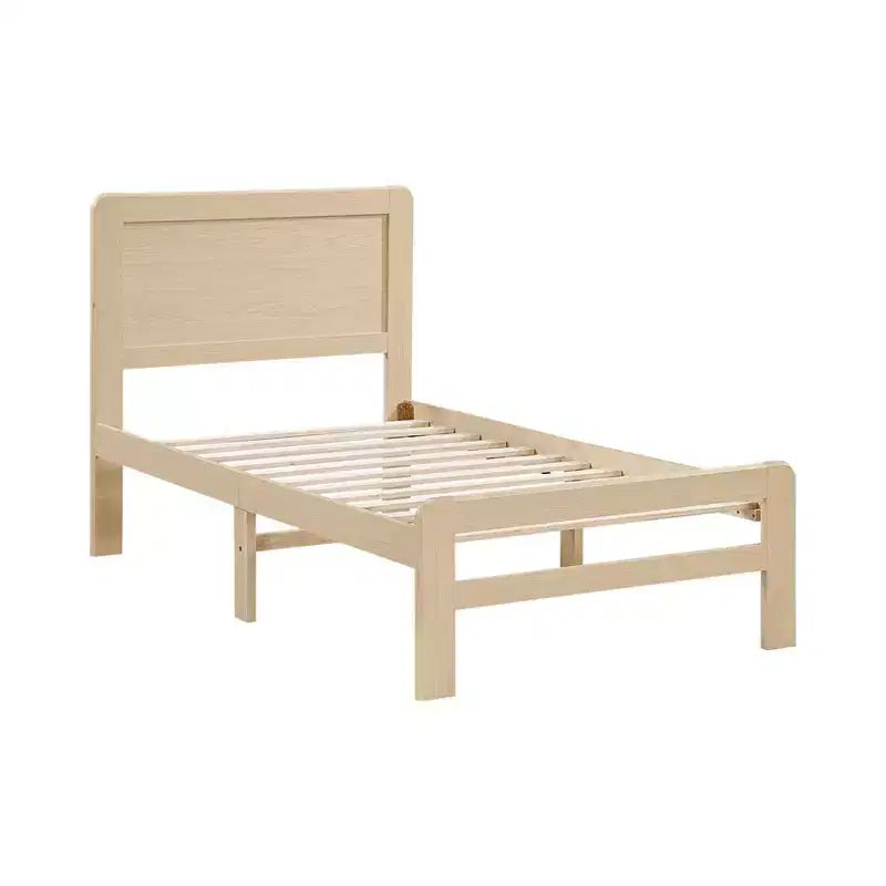 GDFStudio Nolan Contemporary Wood Platform Bed with Headboard
