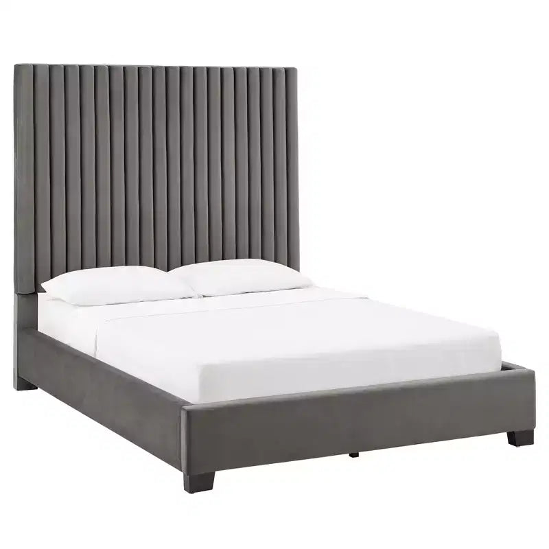 Ahrend Queen Bed - Grey - iNSPIRE Q