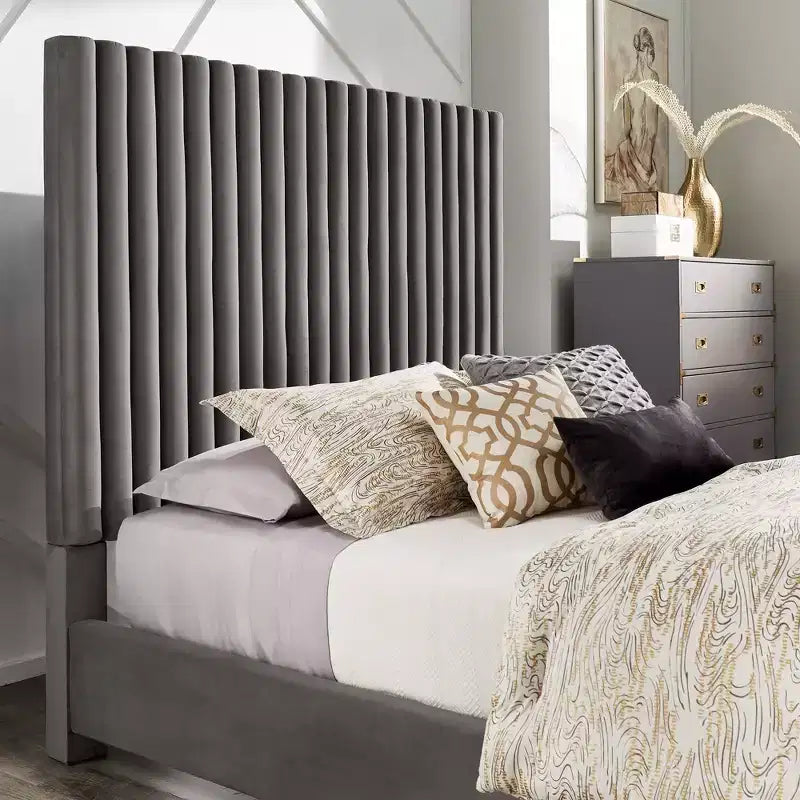 Ahrend Queen Bed - Grey - iNSPIRE Q