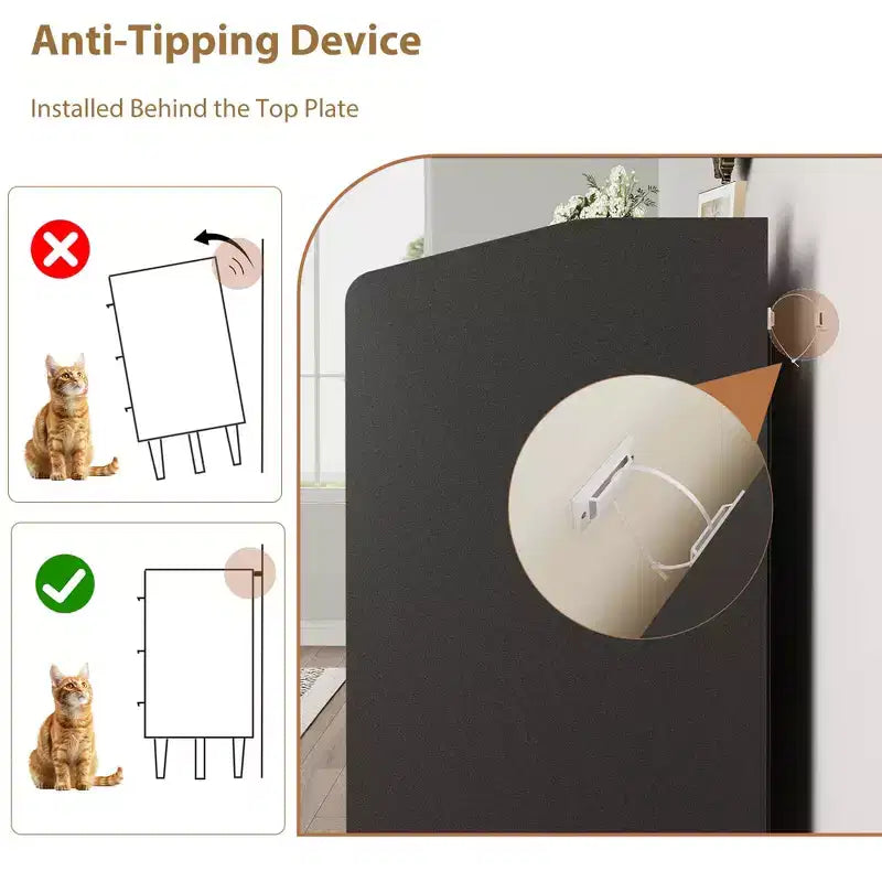Garvee 6 Dresser with Power Outlets, Freestanding 47.2 Wide Drawer Dresser , Wooden Closet Storage Chest for Bedroom, Living Room