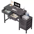 JIONJOY 51 Computer Desk with 5 Drawers & Printer Stand, Home Office Writing Desk for Study, Bedroom & Living Room