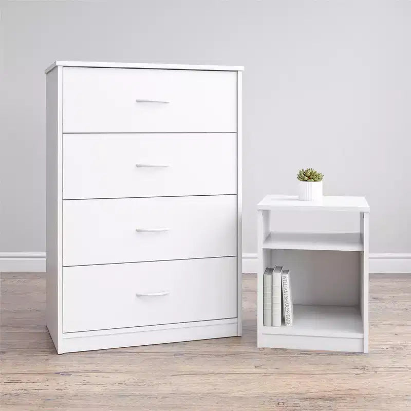 This Classic Nightstand combines contemporary style with smart storage solutions, creating a space saving furniture piece that works well in.