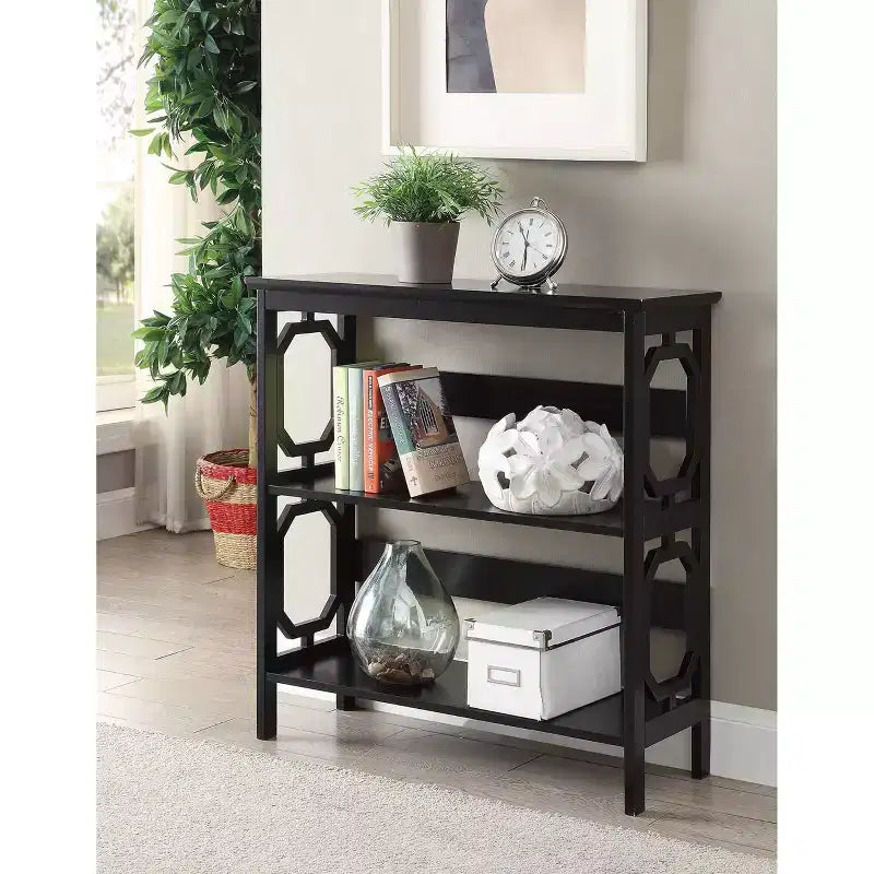 32.5 Omega 3 Tier Bookcase - Breighton Home