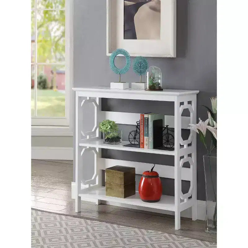 32.5 Omega 3 Tier Bookcase - Breighton Home