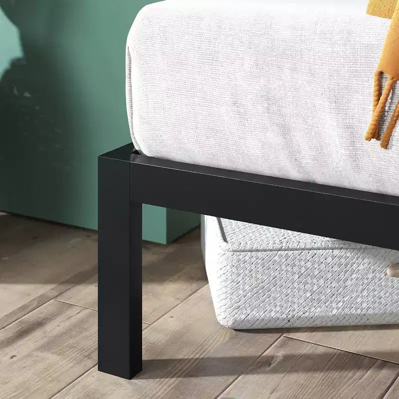 14 Mia Modern Studio Platform 1500H Metal Bed Frame - Zinus