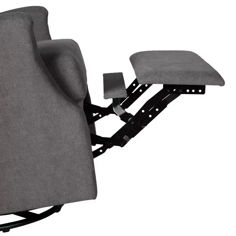 Merrick Lane 3-in-1 Wingback Manual Recliner Rocker Swivel Glider Chair