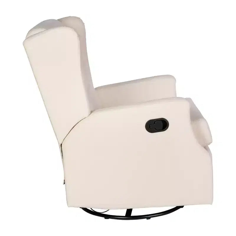 Merrick Lane 3-in-1 Wingback Manual Recliner Rocker Swivel Glider Chair