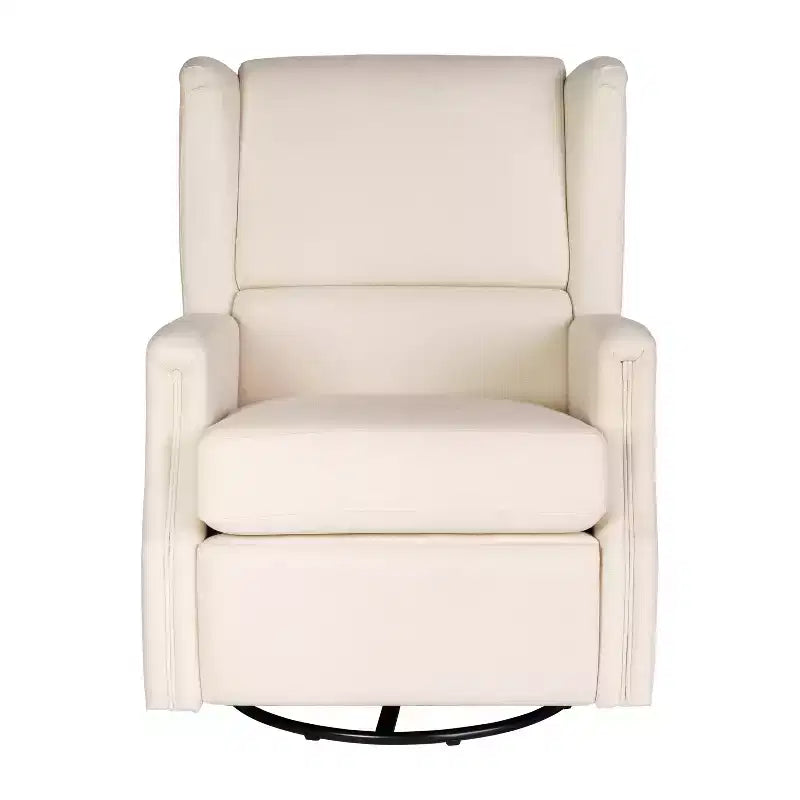 Merrick Lane 3-in-1 Wingback Manual Recliner Rocker Swivel Glider Chair
