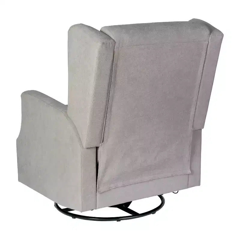 Merrick Lane 3-in-1 Wingback Manual Recliner Rocker Swivel Glider Chair