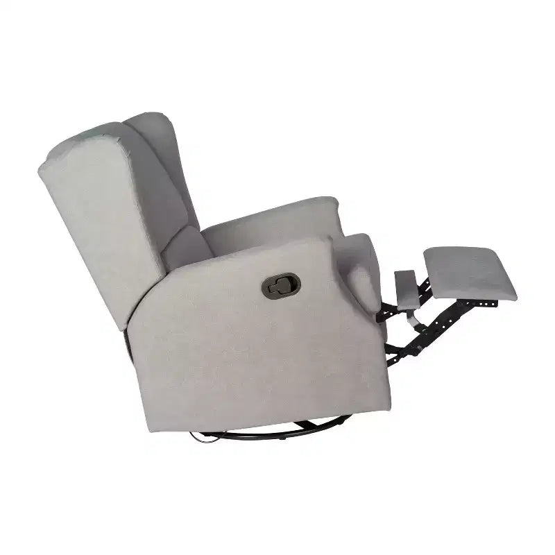 Merrick Lane 3-in-1 Wingback Manual Recliner Rocker Swivel Glider Chair