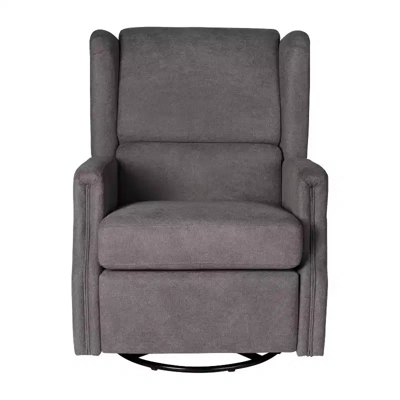 Merrick Lane 3-in-1 Wingback Manual Recliner Rocker Swivel Glider Chair