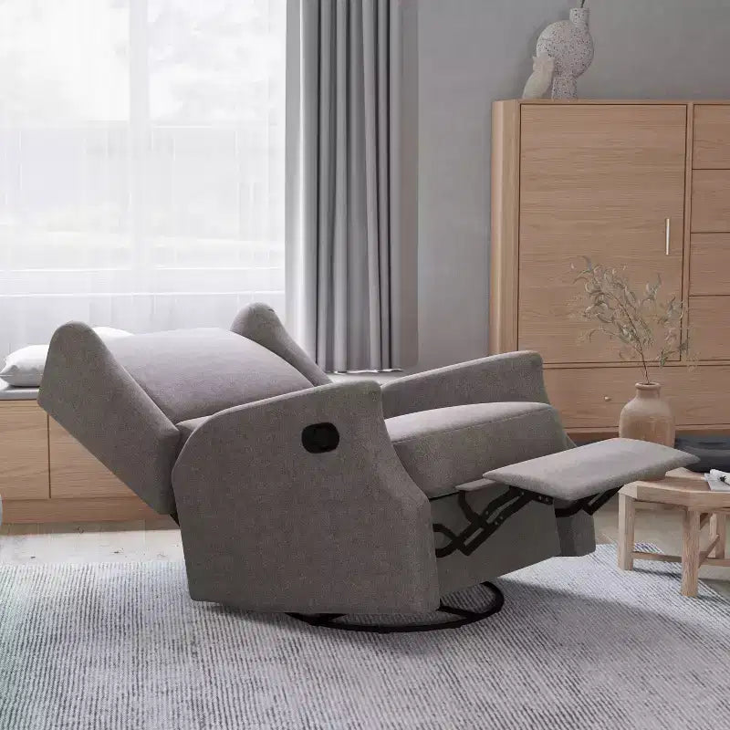 Merrick Lane 3-in-1 Wingback Manual Recliner Rocker Swivel Glider Chair