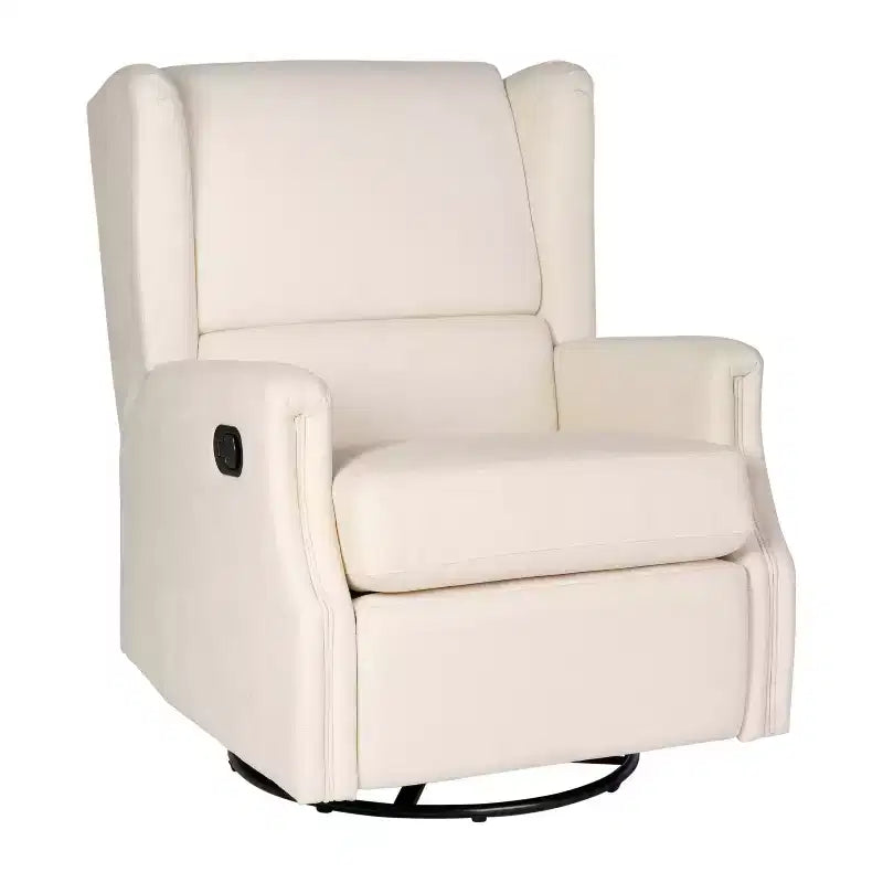 Merrick Lane 3-in-1 Wingback Manual Recliner Rocker Swivel Glider Chair