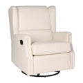 Merrick Lane 3-in-1 Wingback Manual Recliner Rocker Swivel Glider Chair