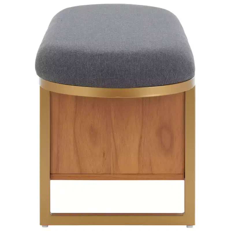 Iona Open Shelf Bench With Cushion - BCH5002 - Safavieh