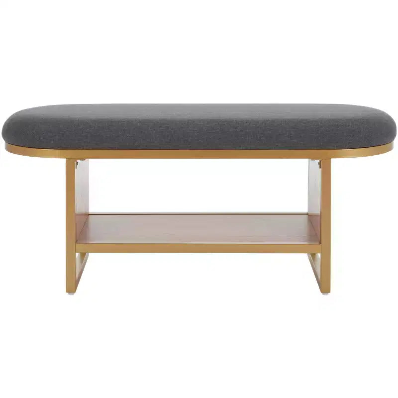 Iona Open Shelf Bench With Cushion - BCH5002 - Safavieh